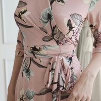 Peplum V Neck One-Piece