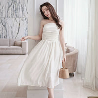 White Off Shoulder One Piece