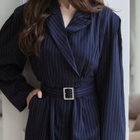Stripe Jump Suit