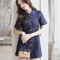 Stitch Denim One-Piece