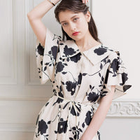 Floral Print One-Piece