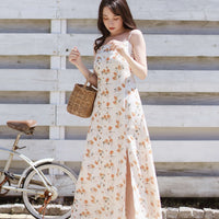 Floral Chiffon One-Piece