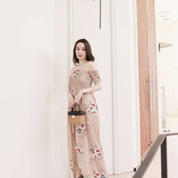 Off-Shoulder Long One-Piece