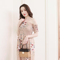 Off-Shoulder Long One-Piece