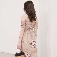 Off-Shoulder Long One-Piece