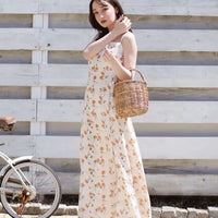 Floral Chiffon One-Piece