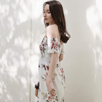 Off-Shoulder Long One-Piece