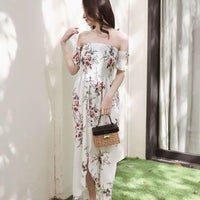 Off-Shoulder Long One-Piece