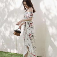 Off-Shoulder Long One-Piece