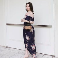 Off-Shoulder Long One-Piece