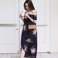 Off-Shoulder Long One-Piece