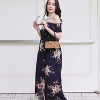 Off-Shoulder Long One-Piece