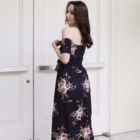 Off-Shoulder Long One-Piece