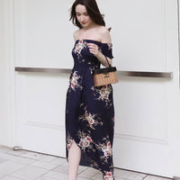 Off-Shoulder Long One-Piece