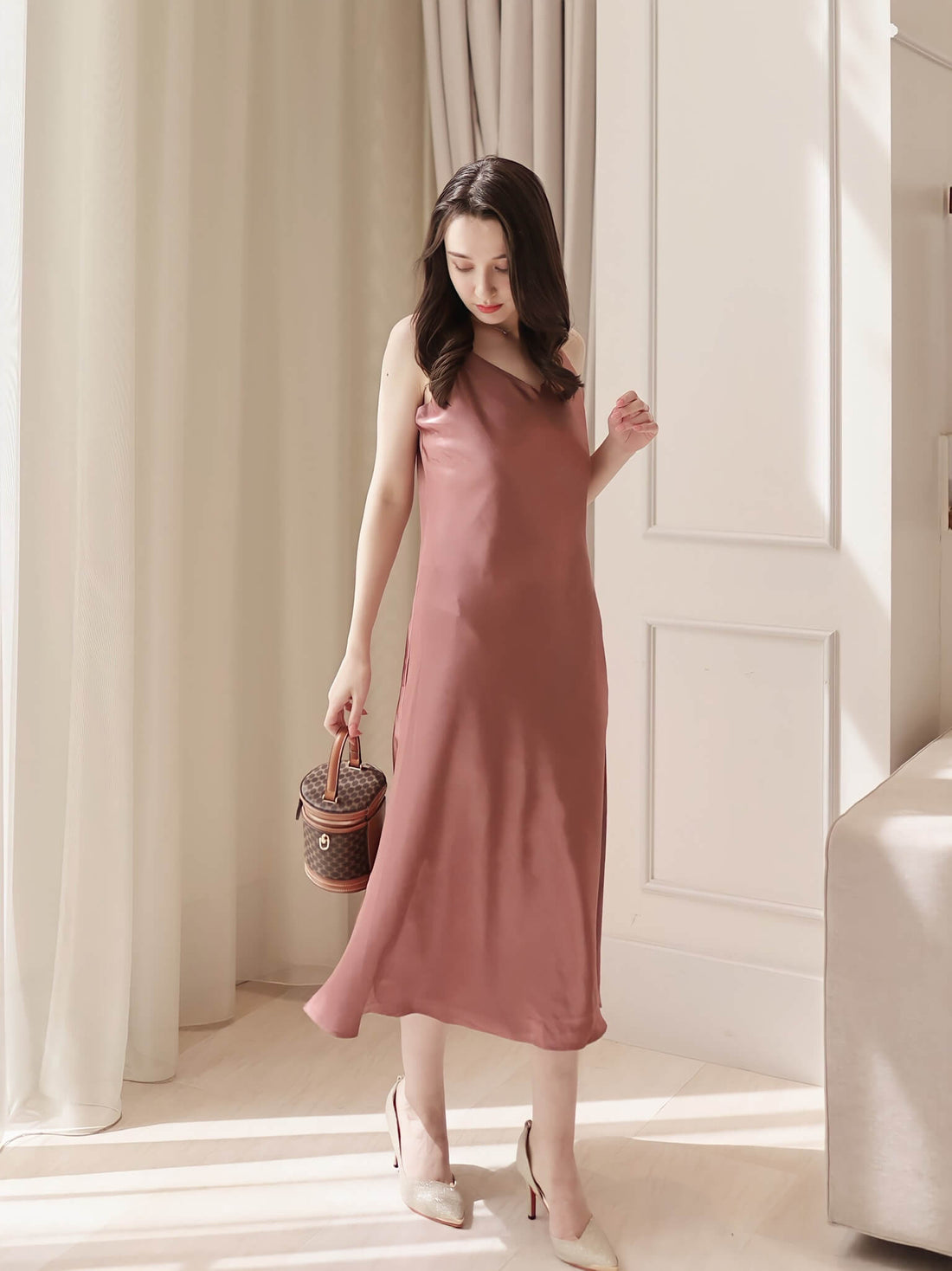 Silk Camisole One-Piece