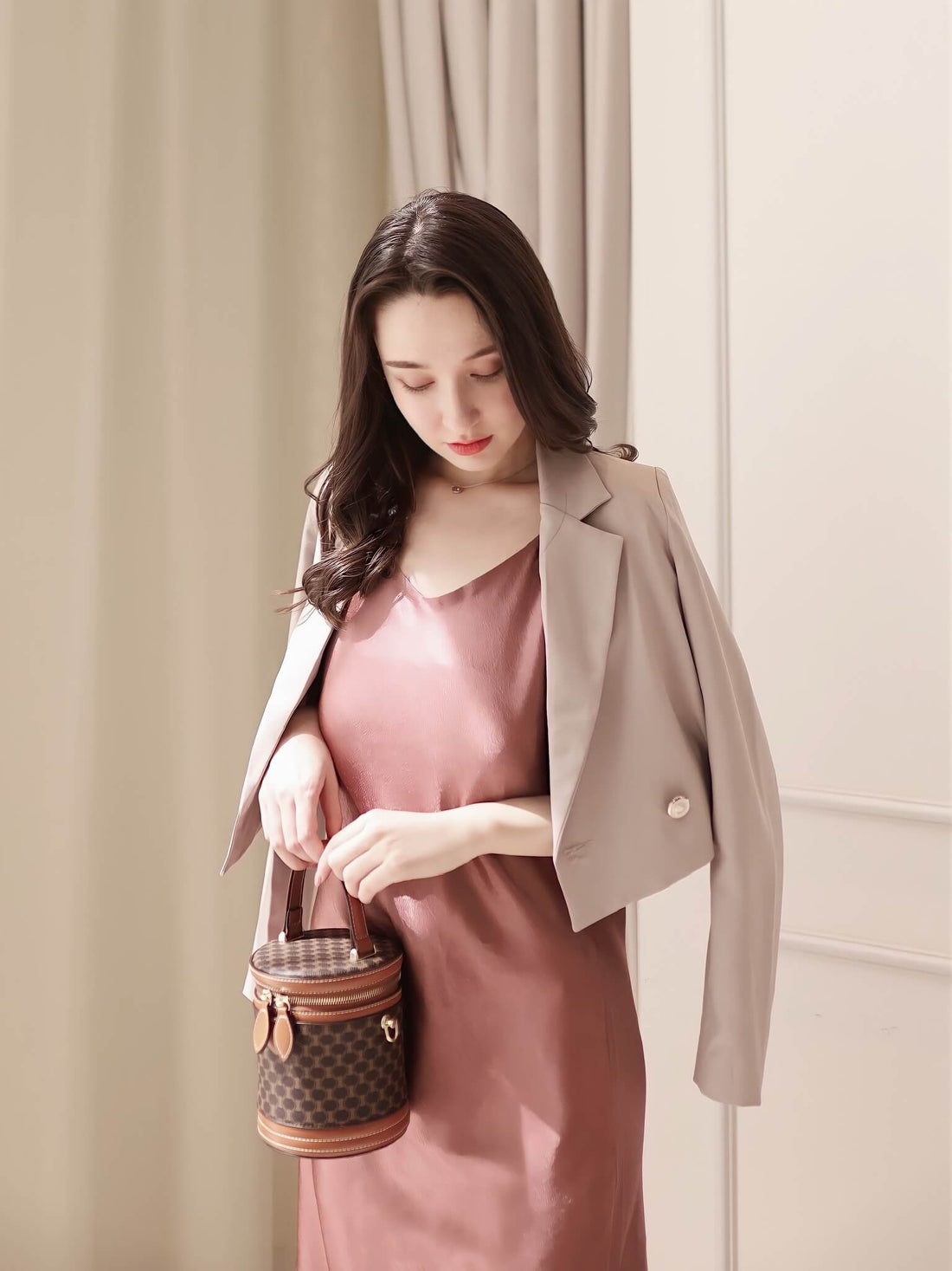 Silk Camisole One-Piece