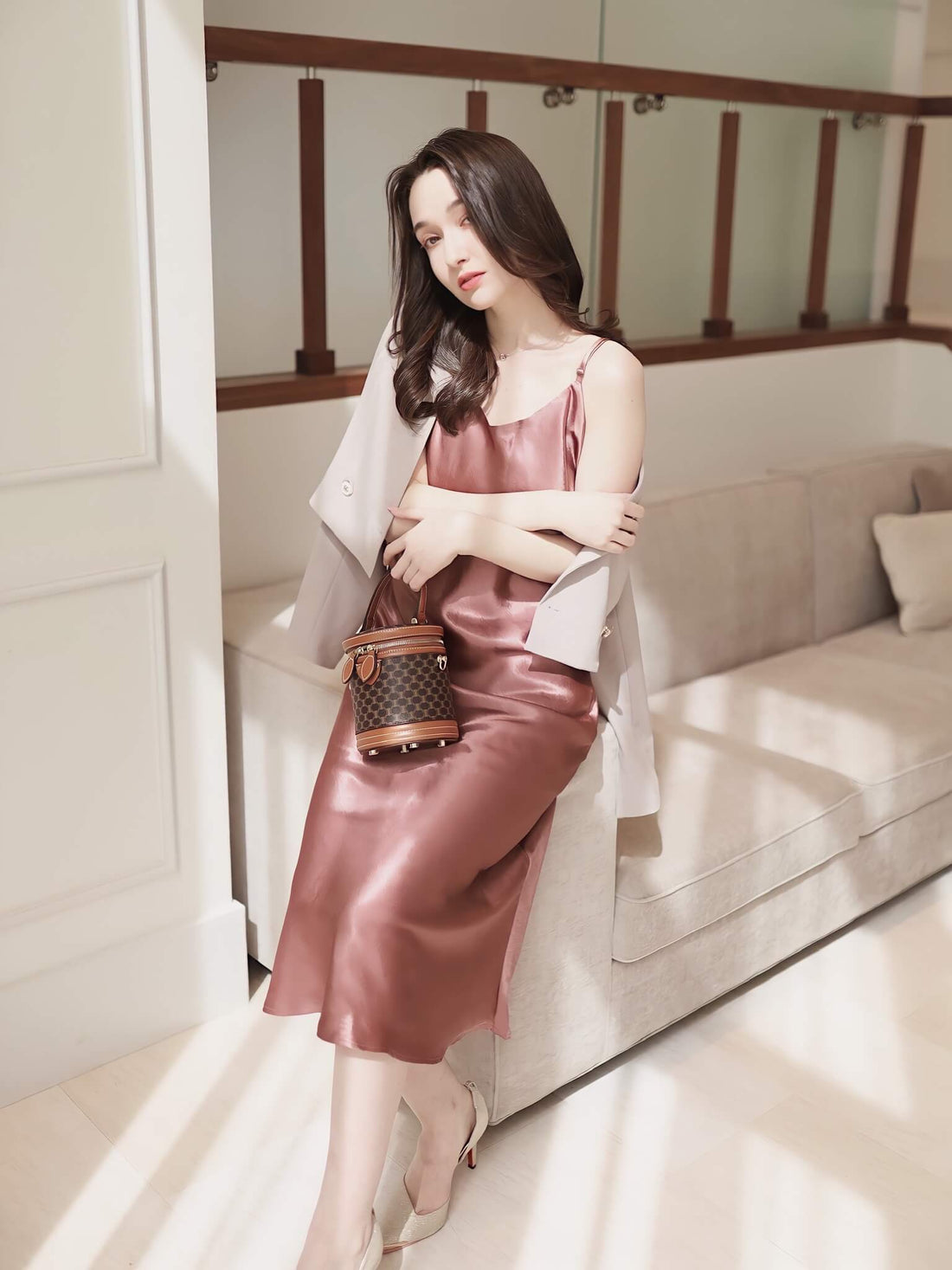 Silk Camisole One-Piece