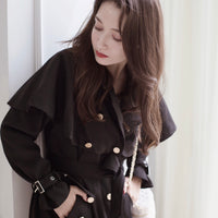 Cape Trench Coat