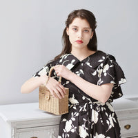 Floral Print One-Piece