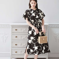 Floral Print One-Piece