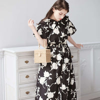 Floral Print One-Piece