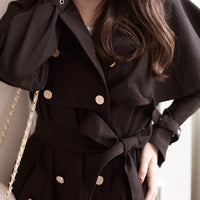 Cape Trench Coat