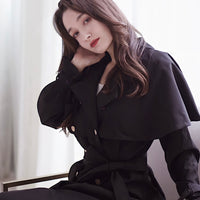 Cape Trench Coat